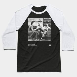 Black Celebration || Vintage Pantone Baseball T-Shirt